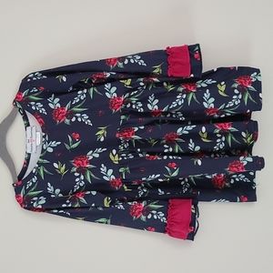 Black Floral Shift Dress Adorable Sweetness